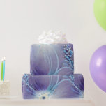 Elegant Purple, Blue, & "Rhinestone" Swirls Wrapping Paper<br><div class="desc">Give your recipients your best. Use this lovely, sophisticated floral, print "jeweled" with no actual glitter, foil, or beading, high-quality gift wrap with a grid back for easy cutting. You'll appreciate the ease of use and your recipients will love its elegant beauty. Good for all occasions and holidays, very versatile....</div>
