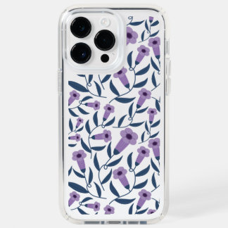 Elegant Purple Bluebell Flower Speck Case