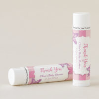 Elegant Purple Butterfly Baby Shower Favors Lip Balm