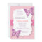 Elegant Purple butterfly baby shower
