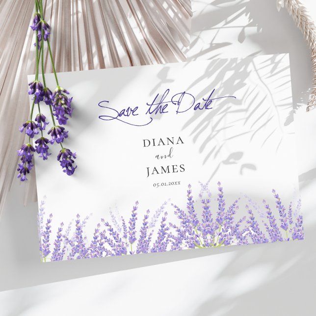 Elegant Purple Calligraphy QR Code Save the date  Note Card (Elegant Purple Calligraphy QR Code Save the date Note Card)