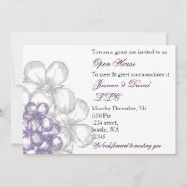 elegant purple Corporate party Invitation