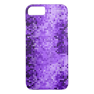 Elegant Purple DiscoBall Glitter & Sparkles iPhone 8/7 Case