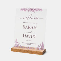 Elegant Purple Eucalyptus Wedding
