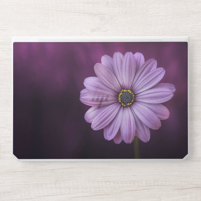 Elegant purple floral EliteBook 1050 G1 HP Laptop Skin (Front)