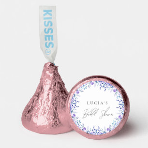 Elegant Purple Floral Garden Bridal Shower Hershey®'s Kisses®