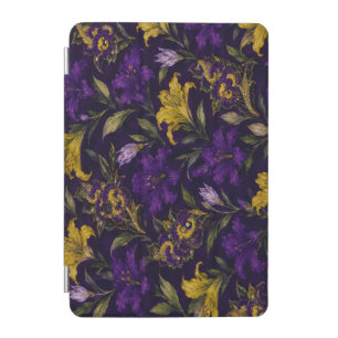 Elegant Purple Floral iPad Smart Cover