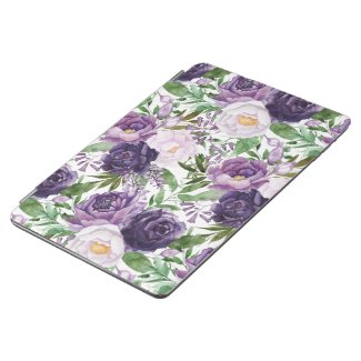 Elegant Purple Floral Peonies Botanical 