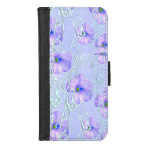 Elegant Purple Floral Phone Case – Botanical Art D
