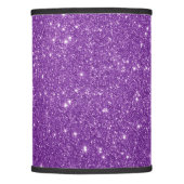 Elegant purple glitter lamp shade (Front)