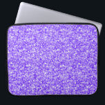 Elegant Purple Glitter & Sparkles Laptop Sleeve<br><div class="desc">Elegant purple glitter and sparkles texture pattern. Available on other products.</div>