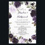 Elegant Purple Gold Green Floral Wedding Programs<br><div class="desc">Design features light and dark purple shades of watercolor rose and peony flowers over botanical eucalyptus and other elegant greenery elements that form a wreath. Design also features hints of vintage gold leaf elements to add additional elegance to the overall design. Check on screen previews before checking out to make...</div>