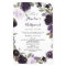 Elegant Purple Gold Green Floral Wedding Programs