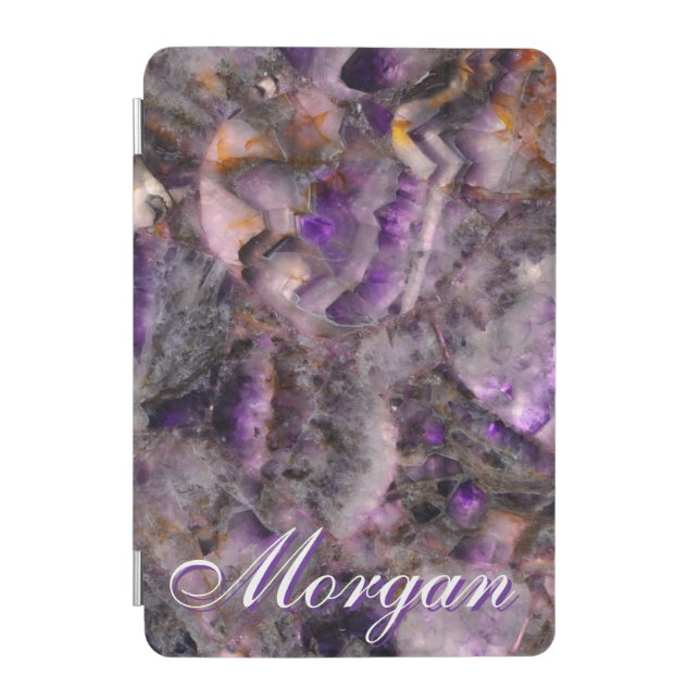 Elegant purple granite purple stone purple marble iPad mini cover (Front)