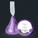 Elegant Purple Hydrangea Wedding Hershey®'s Kisses®<br><div class="desc">This elegant floral design features purple hydrangeas. The beautiful purple hydrangeas are complimented with their greenery. The bride's and groom's names are color matched to the purple of the hydrangea flower and are encircled with three geometric rings. This is the perfect elegant floral wedding design ideal for any wedding theme....</div>