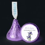 Elegant Purple Iris Wedding  Hershey®'s Kisses®<br><div class="desc">This elegant floral design features purple irises. The beautiful purple irises with their green stems. The bride's and groom's names are color matched to the purple of the iris flower. This is the perfect elegant floral wedding design ideal for any wedding theme. Elegant iris flower wedding chocolate favor design with...</div>