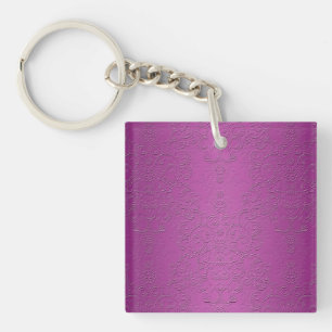 Elegant Purple Keychain