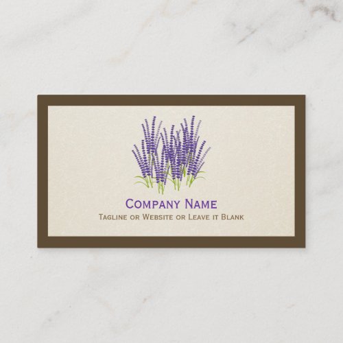 Elegant Purple Lavender - Modern Stylish Business Cards