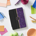 Elegant Purple Leopard Skin iPad Pro Cover<br><div class="desc">Elegant Purple Leopard Skin Pattern. iPad Cover ready for you to customize. ⭐This Product is 100% Customizable. *****Click on CUSTOMIZE BUTTON to add, delete, move, resize, changed around, rotate, etc... any of the graphics or text or use the fill in boxes. ⭐99% of my designs in my store are done...</div>