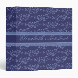Elegant Purple Lilac Arts and Crafts Art Nouveau 3 Ring Binder