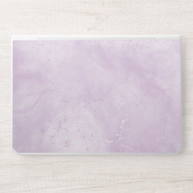 Elegant Purple Marble  HP Laptop Skin (Front)