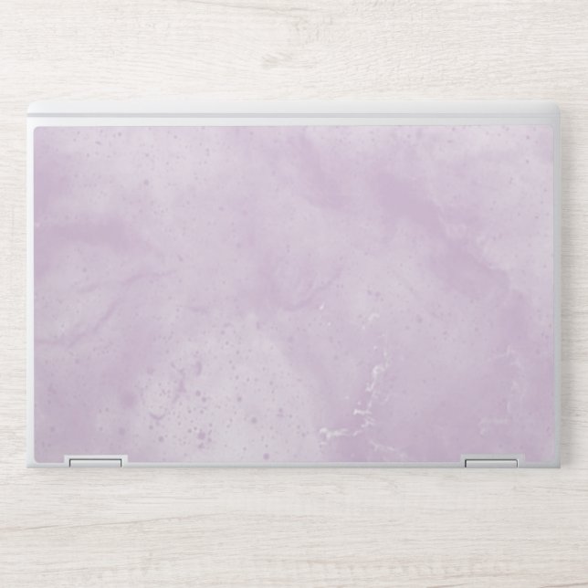 Elegant Purple Marble  HP Laptop Skin (Front)