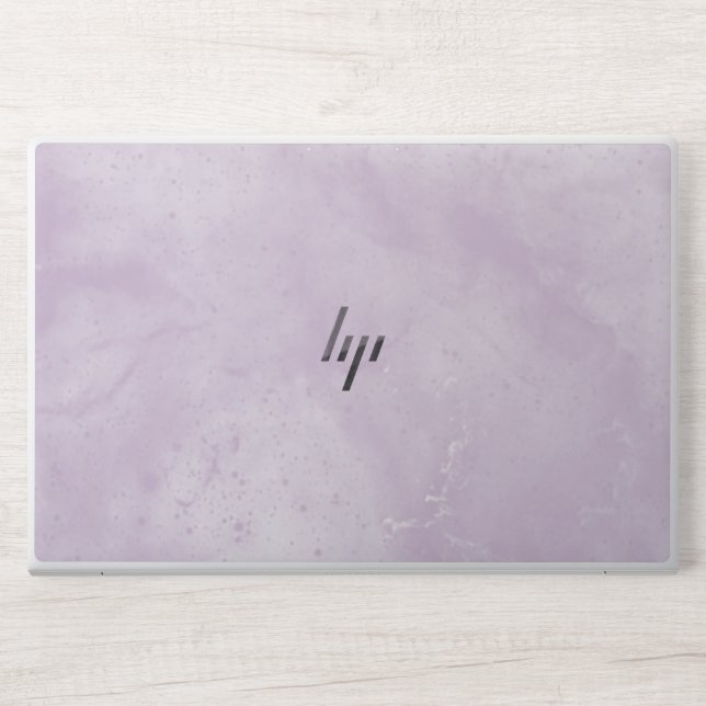 Elegant Purple Marble  HP Laptop Skin (Front)