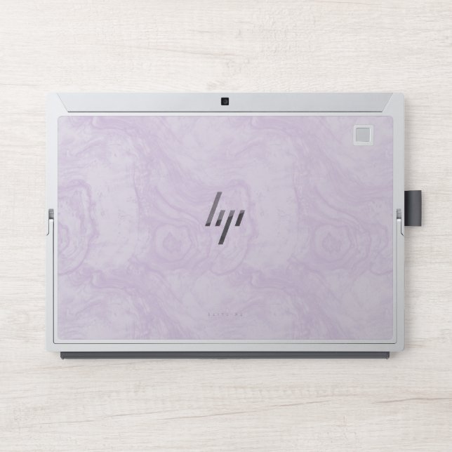 Elegant Purple Marble  HP Laptop Skin (Front)