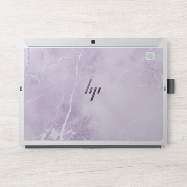 Elegant Purple Marble  HP Laptop Skin (Front)
