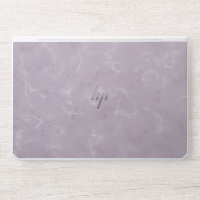Elegant Purple Marble  HP Laptop Skin (Front)