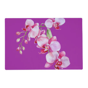 Elegant Purple Orchid Placemat