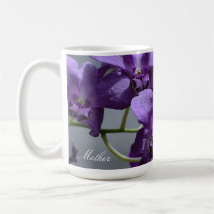 Elegant Purple Orchids Mother's Day Mug