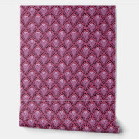 Elegant Purple Pink Art Deco Peel and Stick