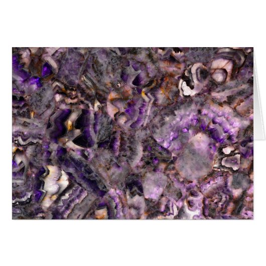 Elegant purple quartz granite stone marble pattern cards (Front Horizontal)