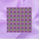 Elegant Purple Rose Blooms Floral Pattern Scarf<br><div class="desc">Accent your wardrobe with this square,  sheer chiffon scarf that features a photo image of elegant,  purple Rose blooms printed in a repeating pattern. Colors include shades of purple and green. A lovely,  floral design! Select your scarf size.</div>