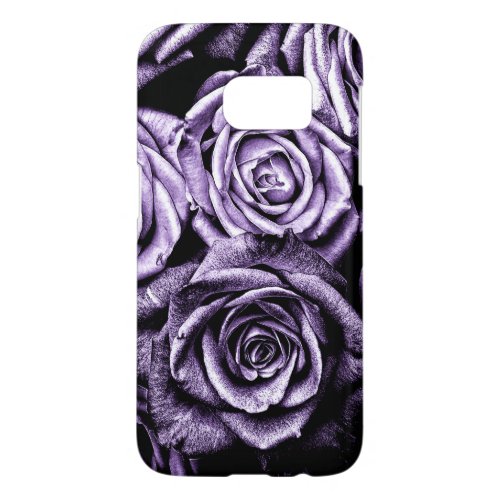 Elegant Purple Roses Samsung Galaxy S7 Case