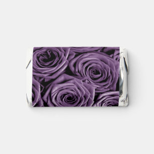 Elegant Purple Roses Valentine's Hershey's Miniatures