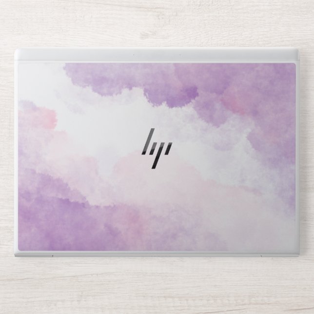 Elegant Purple Texture Template HP Laptop Skin (Front)