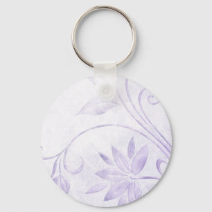 Elegant Purple Vintage Keychain