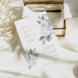 Elegant Purple Watercolor Flowers Greenery Wedding Foil Invitation<br><div class="desc">This elegant collection features delicate purple orchids and watercolor greenery leaves paired and a classy calligraphy font. 
To change details,  click «Details». All elements adjustable. View the collection link on this page to see all of the matching items in this beautiful design.</div>