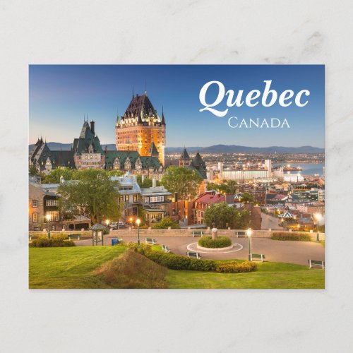 Elegant Quebec Canada Postcard