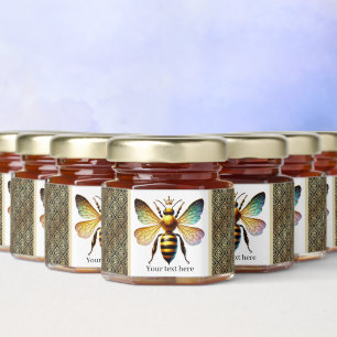 Elegant Queen Bee Birthday party Honey Jar Favors