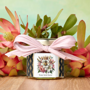 Elegant Queen Bee Birthday party Honey Jar Favors