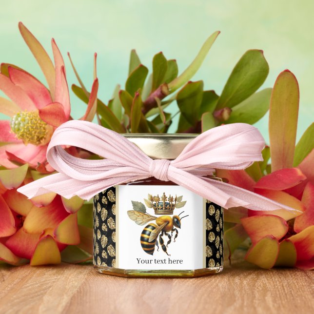 Elegant Queen Bee Birthday party  Honey Jar Favors (Insitu (Wedding))