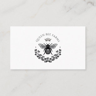 Elegant Queen Bee Business Card