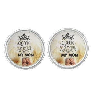 Elegant Queen of my Life-my mom  Cufflinks