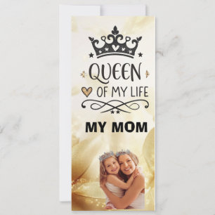 Elegant Queen of my Life-my mom Invitation