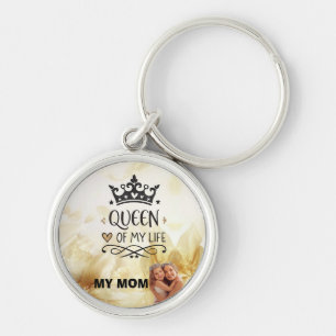 Elegant Queen of my Life-my mom Keychain