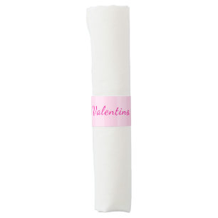 Elegant Quinceañera Floral Bouquet   Pink & White  Napkin Bands