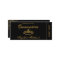 Elegant Quinceanera Gold and Black Ticket